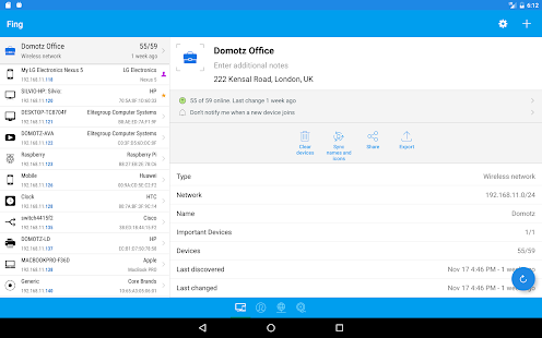 Fing - Network Tools Screenshot