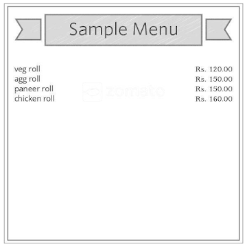 Wrap N Rolls menu 