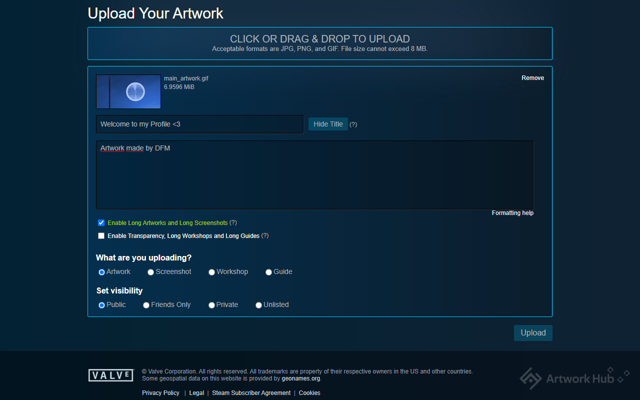 Steam Artwork Hub Essentials Preview image 1