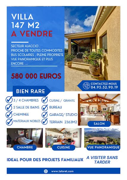 Vente maison 5 pièces 147 m² à Alata (20167), 580 000 €