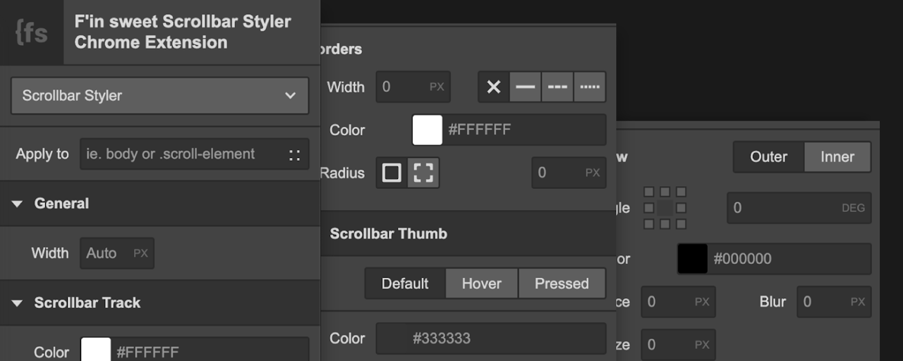 F'in sweet Scrollbar Styler for Webflow Preview image 2