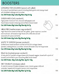 Health Buzzz menu 1