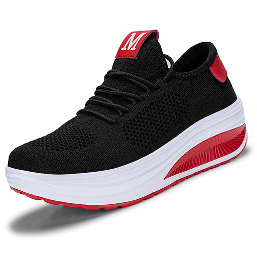 Title 2, Small White Breathable Student Running Shoes wi...