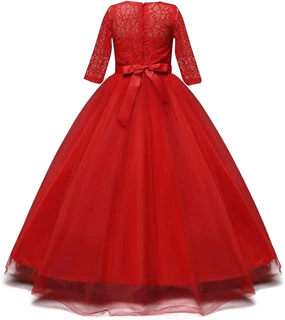 Title 13, Childrens Long Sleeved Wedding Floral Dress pe...