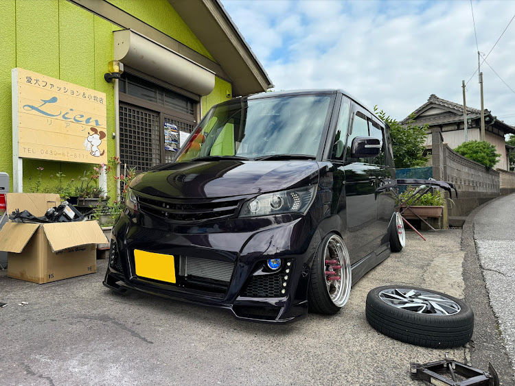 パレットSWのCT友の皆さんいつも　いいね、コメントありがとうございます・復活一歩手前🤔・ホイールイッてて　気持ちもイッた・電装系はだから苦手・イベまで間に合う🤔に関するカスタム事例の投稿画像5枚目