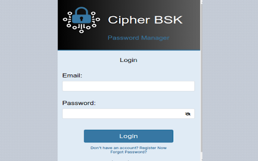 Cipher BSK Password Manager