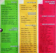 Cafe Nine menu 1