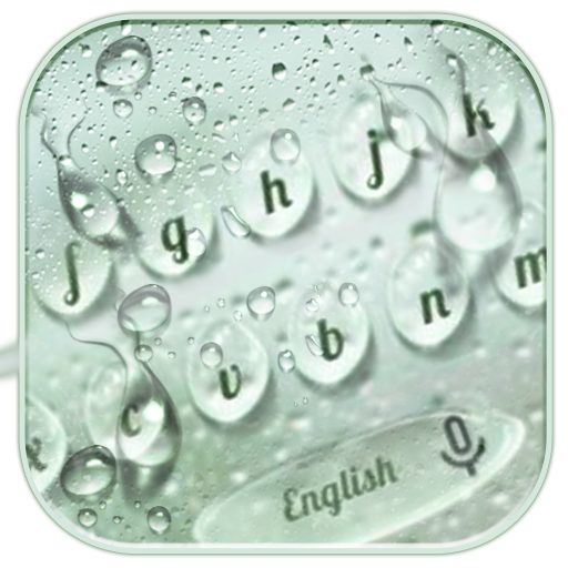 Rain Drops Keyboard Theme
