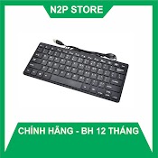 Bàn Phím Mini K1000 - Usb Chính Hãng Full Box Nhỏ Gọn Như Bàn Phím Laptop