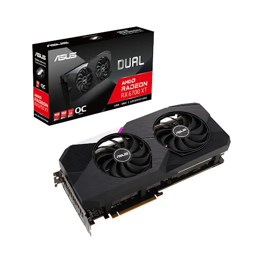 VGA ASUS Dual Radeon RX 6700 XT OC Edition 12GB GDDR6