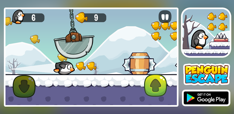 Saut de pingouin: Penguin Run