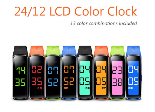 24 12 LCD Clock for Gear Fit