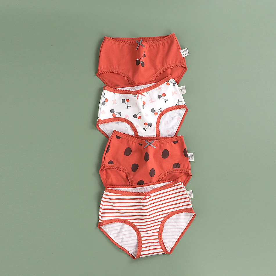 Culottes pour Filles en Coton Pur Slips pour Enfants Sous-vêtements Confortables et Respirants au Quotidien Doux et Résistants pour un Ajustement Parfait
