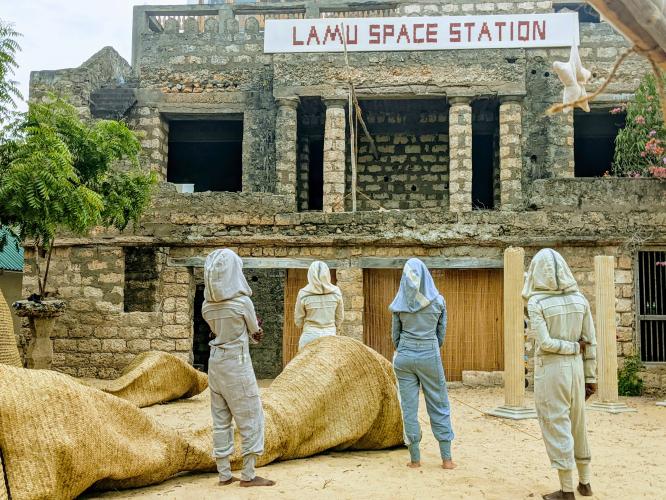 Creating art and discussion that envision a more sustainable future, Lamu Space Station is both a project that manifests as a group and a gallery on Lamu Island, Kenya.