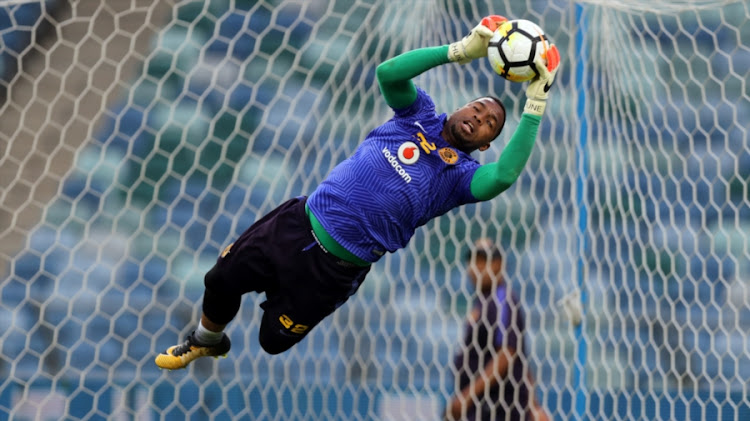 Itumeleng Khune G/K of Kaizer Chiefs during the Absa Premiership match between Kaizer Chiefs and Baroka FC at Moses Mabhida Stadium on September 30, 2017 in Durban, South Africa.