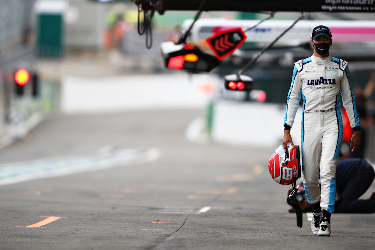 George Russell of Great Britain and Williams praised the safety benefits of his car's halo device following his crash with Antonio Giovinazzi during the Belgium F1 Grand Prix.