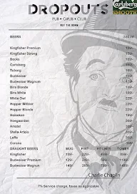 Dropouts Pub menu 5