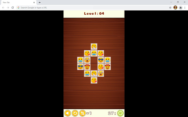 Onet Emoji Connect Game chrome extension
