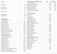 Sai Samarth Chinese Corner And Fast Food menu 1