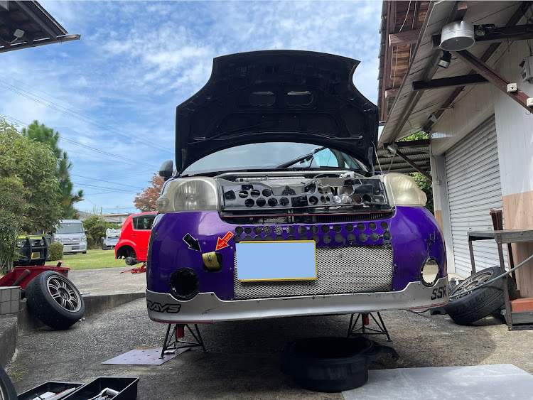 フェアレディZのサーキット走行・ロータス軽耐久部・DIY・ESSE・アライメント調整に関するカスタム事例の投稿画像1枚目