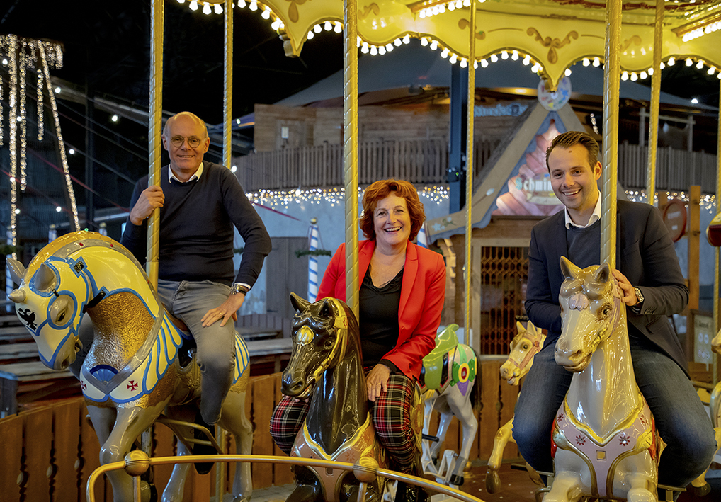 Van links naar rechts: Jean Gelissen, Caroline Kortooms, Jean Gelissen Jr.