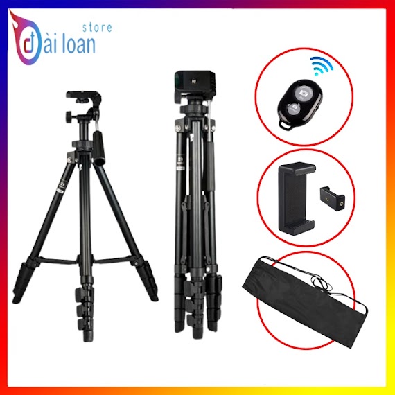 Tripod Benro T560 - Chân Đế Cho Điện Thoại, Máy Ảnh Sử Dụng Chụp Ảnh,  Quay Phim ( Có Kèm Remote + Kẹp Điện Thoại )