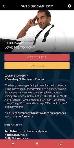 Screenshot San Diego Symphony