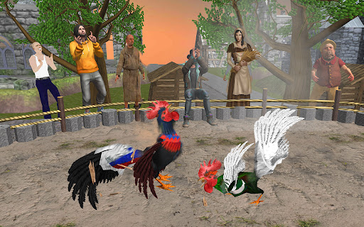 Screenshot Farm Rooster Fighting Chicks 2