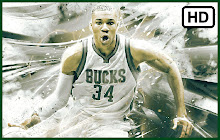 Giannis Antetokounmpo NBA Basketball HD Theme small promo image