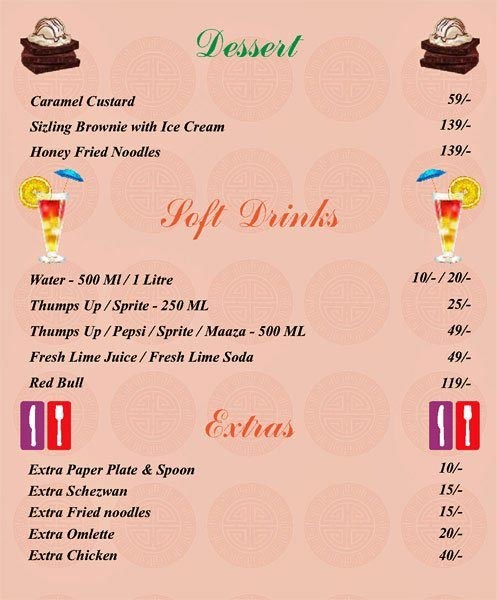 Menu Of 99 China Cottage Mira Road Thane Magicpin