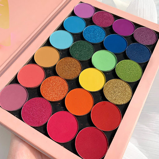 Title 3, 24 Colors Pearly Matte Fine Shimmering Mint Eye...