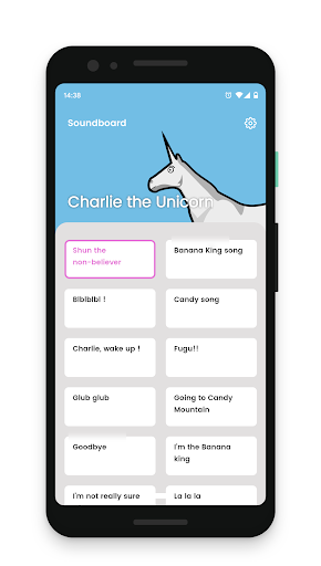 Screenshot Charlie the Unicorn Soundbox