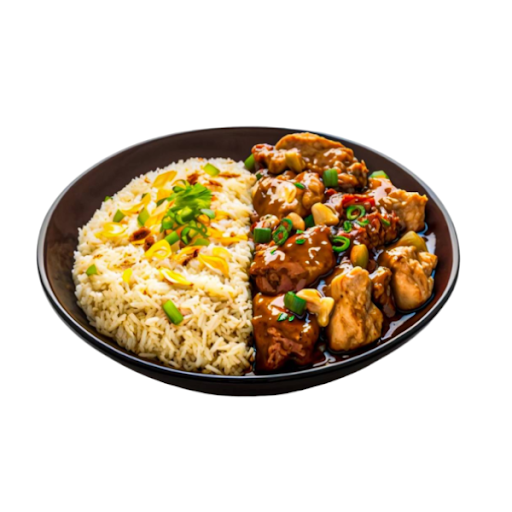 Chicken Manchurian Rice Bowl