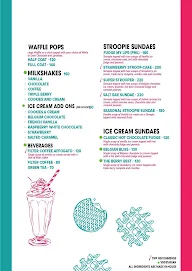 The Waffle Press menu 1