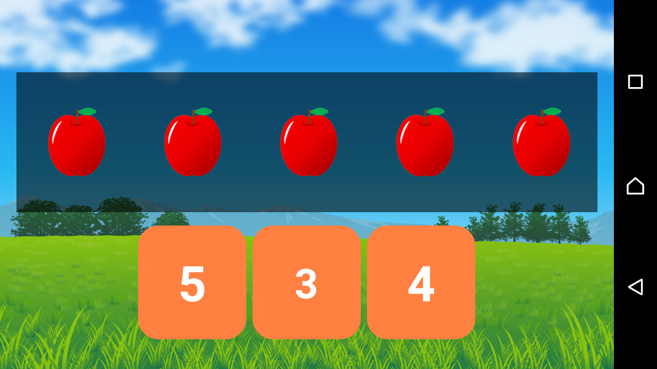 数字を覚える知育アプリ 幼児 子供向けゲーム すうじを当てる Podle Children Com Android Aplikace Appagg