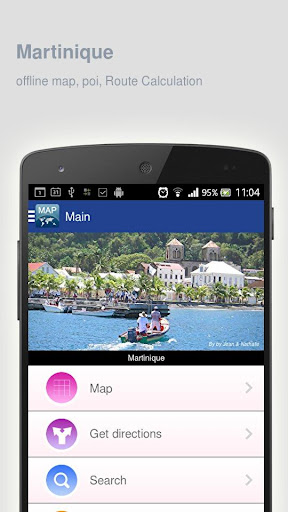 Martinique Map offline