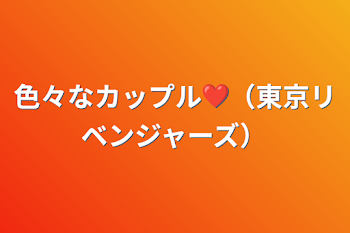 「色々なカップル❤︎（東京リベンジャーズ）」のメインビジュアル