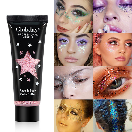 Title 6, Beauty Explosive Gel Liquid Sequins for Body, E...