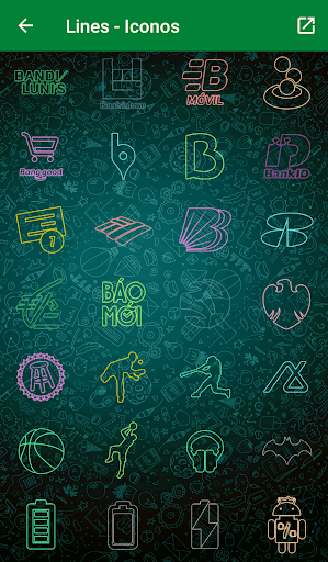 Screenshot Color Lines f - Icon Pack