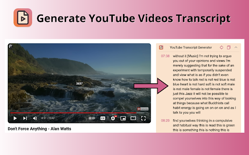 YouTube Transcript Generator