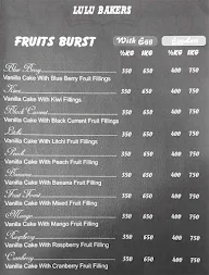 Lulu Bakes & Sweets menu 7