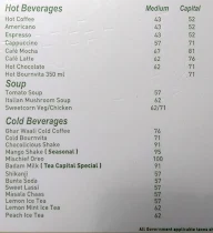 Tea Capital menu 2