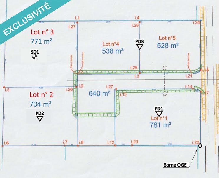 Vente terrain  526 m² à Finhan (82700), 52 000 €