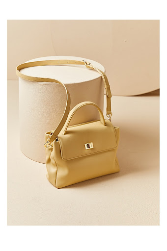 Title 22, Soft Cowhide Commuter Bag for Women Portable Sh...