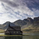 Church on the lake