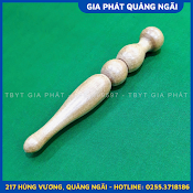 Dụng Cụ Ấn Huyệt Hình Con Sâu Bằng Gỗ Bách Xanh Mát Xa Lưu Thông Khí Huyết Đả Thông Kinh Mạch Mh858