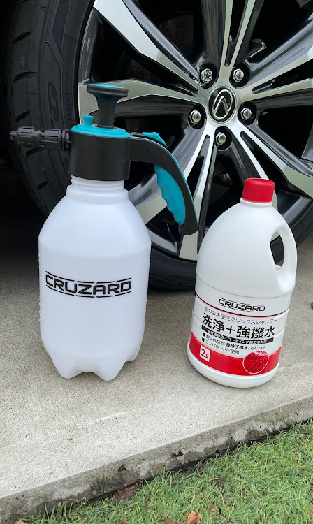アルファードのアルファード30後期・純正流用ホイール・RX純正ホイール・洗車に関するカスタム事例の投稿画像2枚目