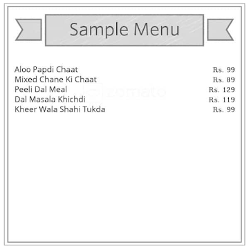 Mrs Sharma's Home Kitchen menu 