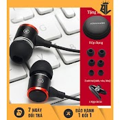 Tai Nghe Nhét Tai Gaming Cao Cấp [Ship Hỏa Tốc] Giá Rẻ, Bass Cực Mạnh, Có Mic, Chống Ồn, Jack 3.5Mm Chân Tròn