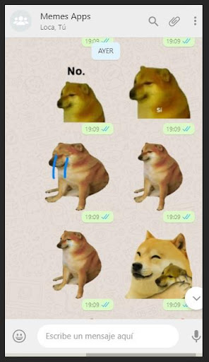 ? Cheems Doge Meme Stickers  Dog Wastickerapps